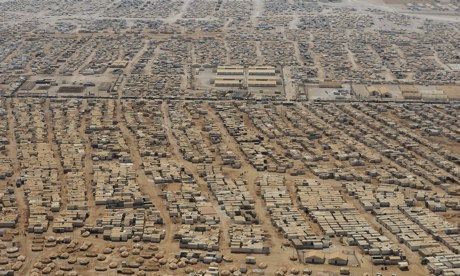 Zaatari refugee camp in Jordan
